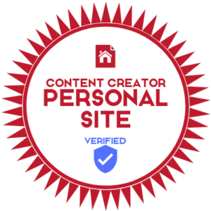 Content Creator: Personal Site - Verified